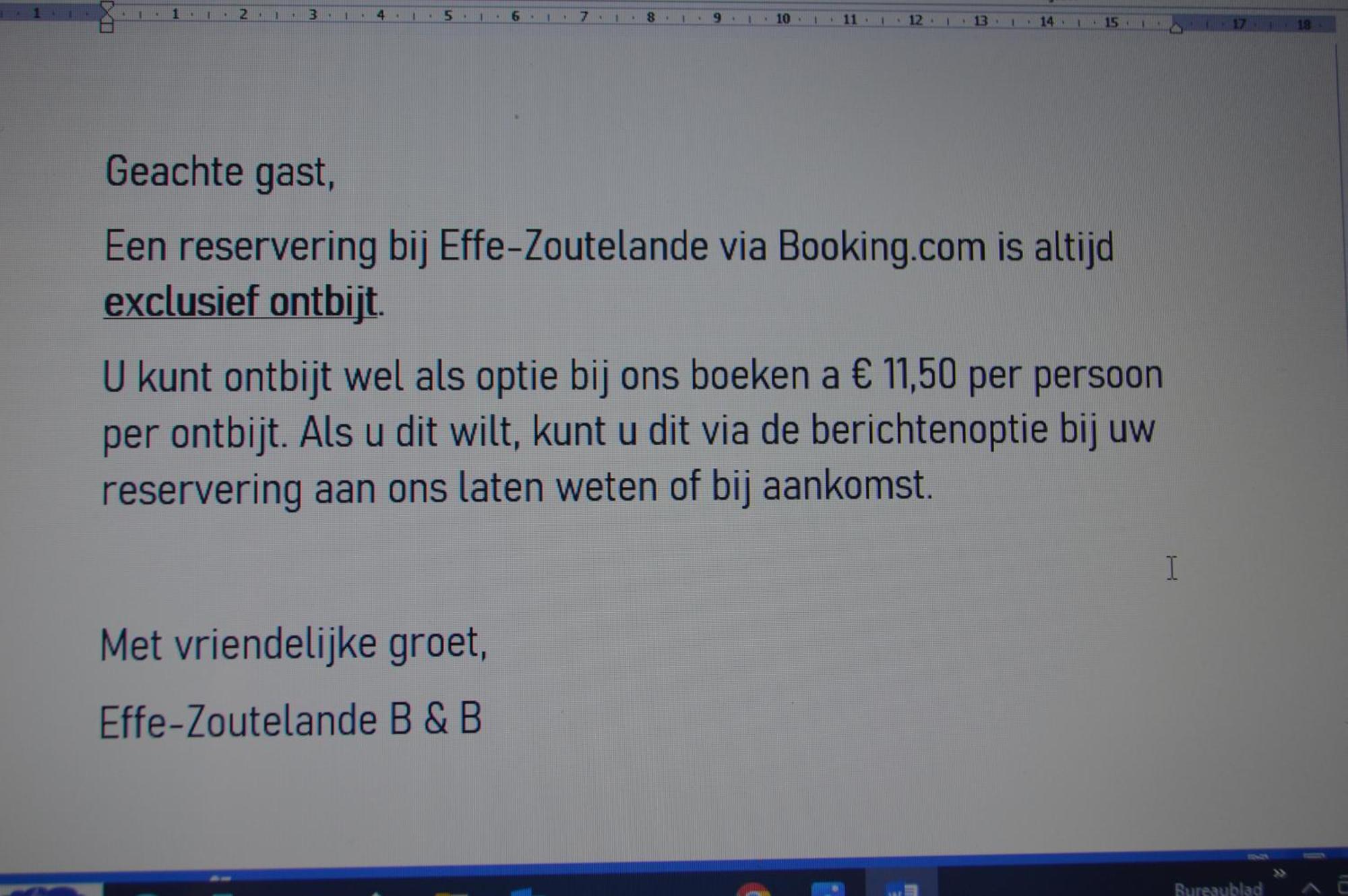 Effe-Zoutelande B&B エクステリア 写真